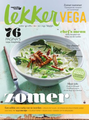 lekker vega magazine vegetariersbond gratis welkomstcadeau voor donateurs