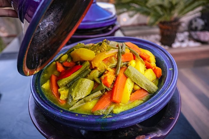 Groente Tajine met volkoren couscous