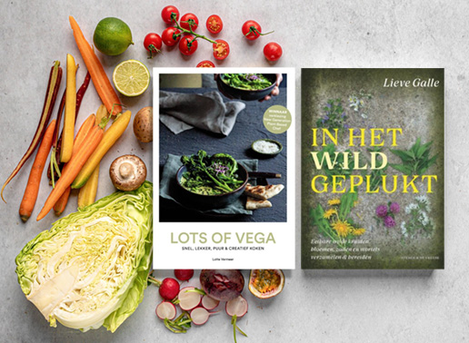 Gratis kookboek naar keuze als je lid wordt van de Vegetariersbond, plus 4x per jaar het Lekker Vega Magazine