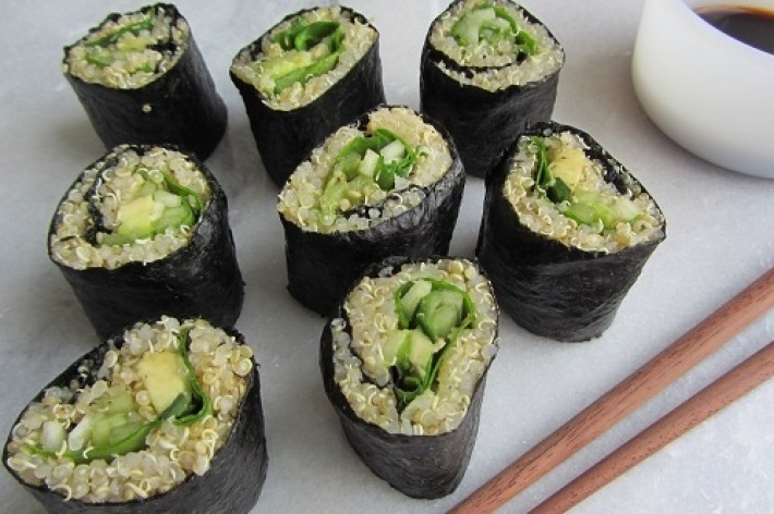 Sushi van quinoa
