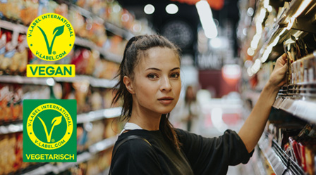 goed voor je portomonee: vega en vegan producten met V-Label keurmerk in de wekelijkse aanbiedingen