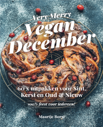 Recensie Review vega kookboek Very Merry Vegan December van Maartje Borst